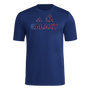 adidas La Galaxy Men’s Short Sleeve Pregame Tee