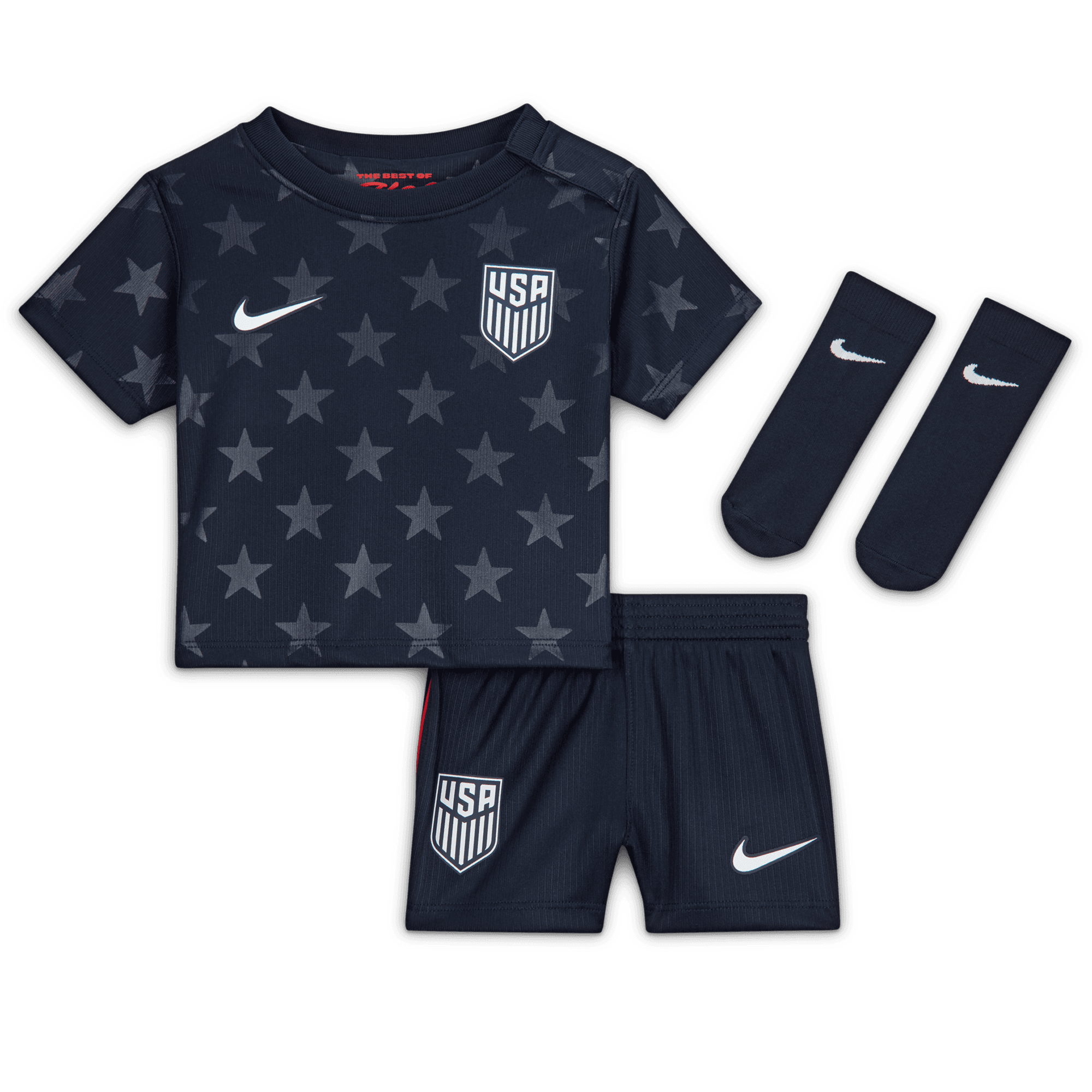 Nike USA 2026 Infant Away 3-Piece Stadium Kit