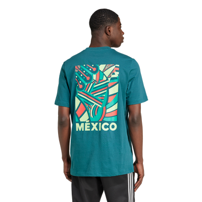 Camiseta gráfica de manga corta adidas México para hombre