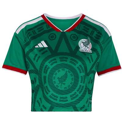 adidas Mexico 2026 Women’s Cropped Home Stadium Jersey
