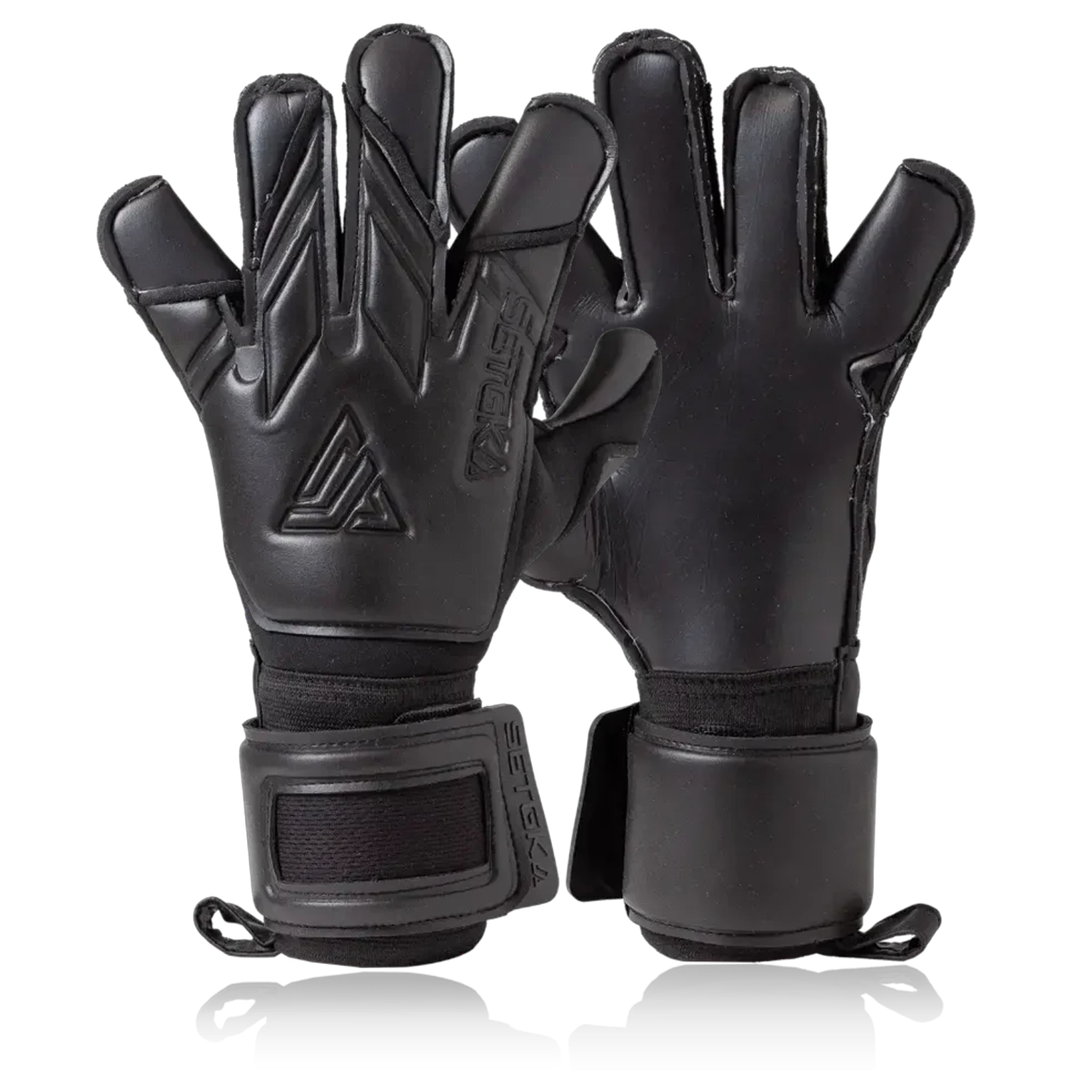 Setgk Black Venoms Hybrid Cut Goalkeeper Gloves