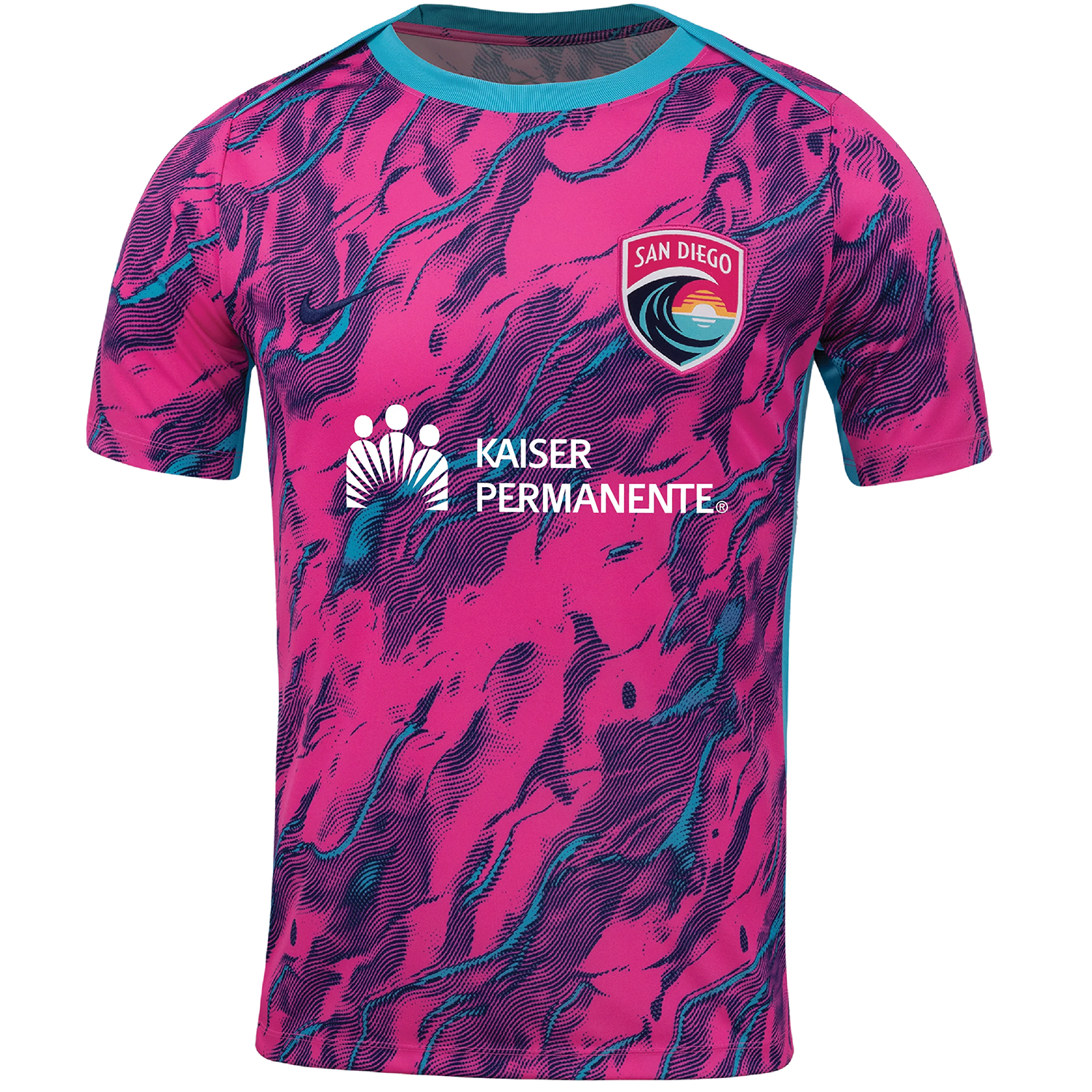 nike San Diego Wave 2025 Men’s Pre Match Top