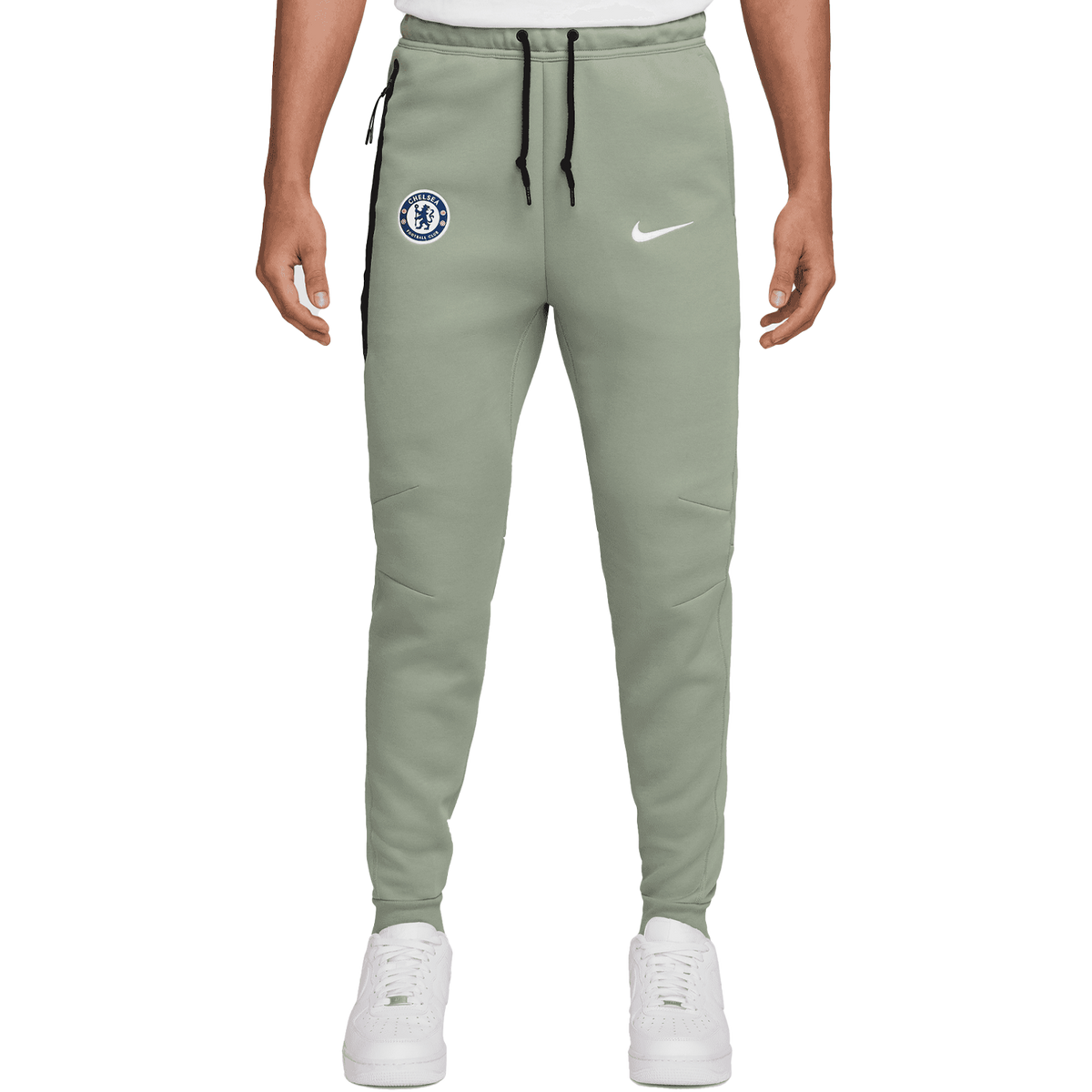 nike Chelsea FC Men’s Tech Fleece Jogger Pants Jade Horizon White