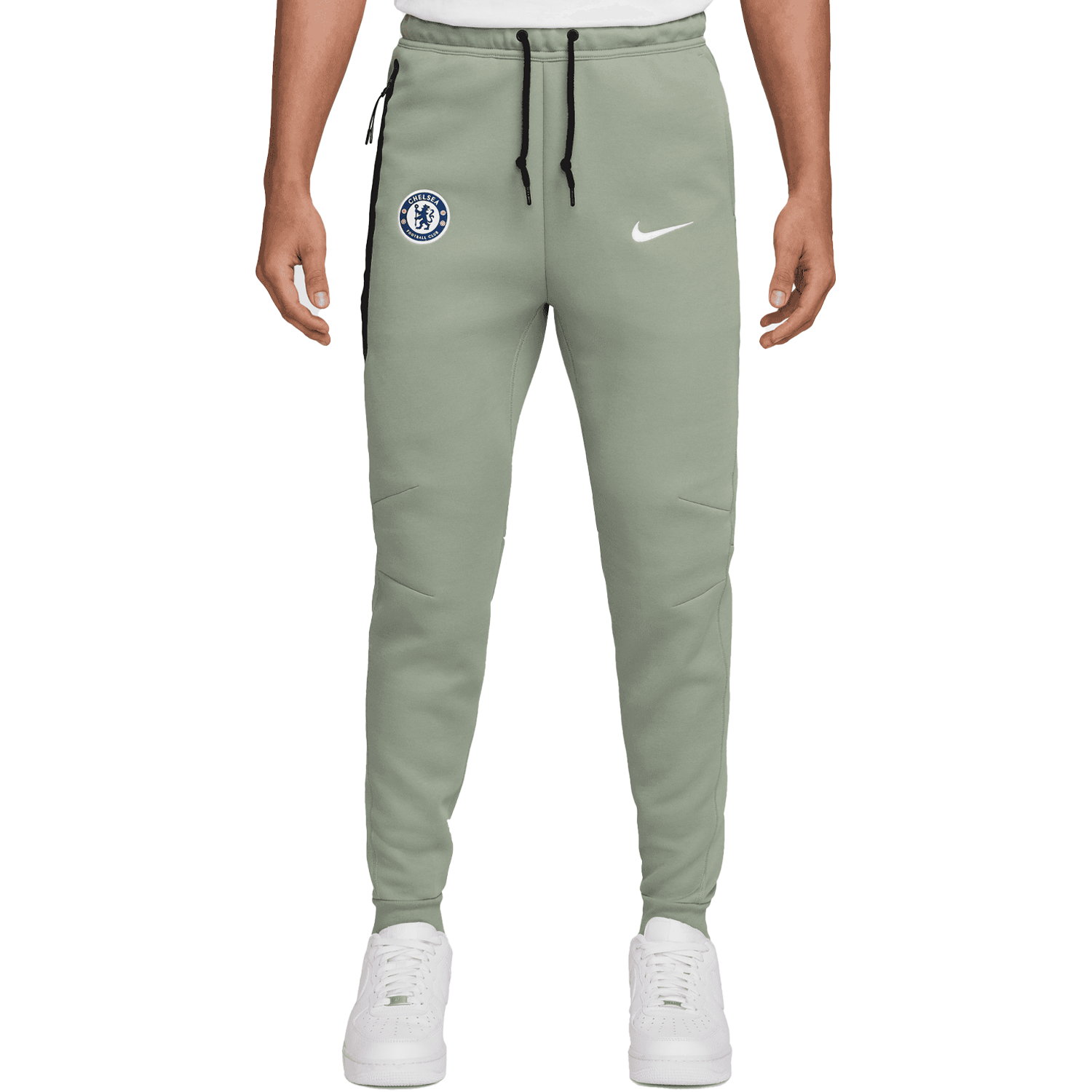 nike Chelsea FC Men’s Tech Fleece Jogger Pants Jade Horizon White