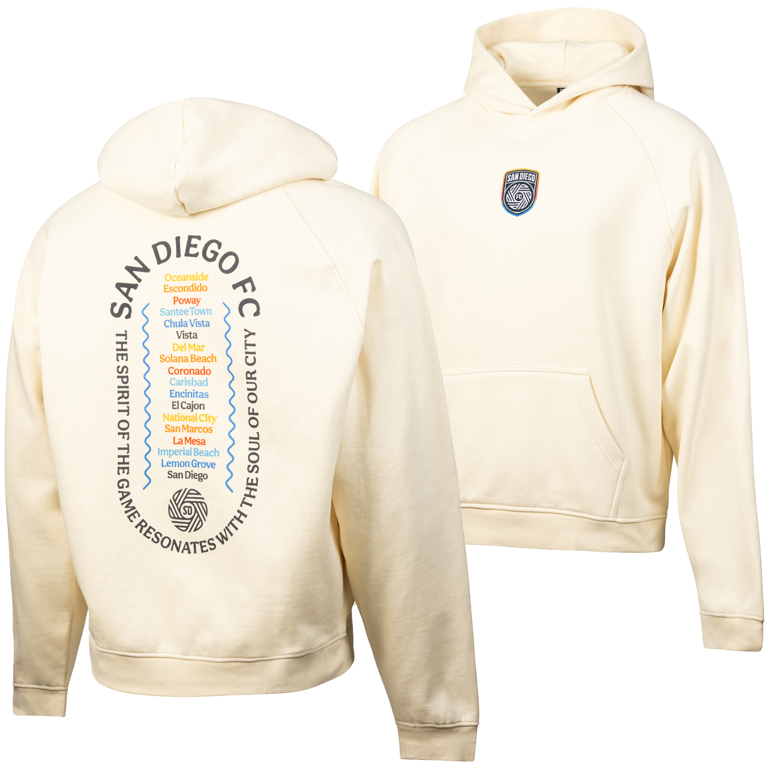 San Diego FC Community Oversized Men’s Hoodie