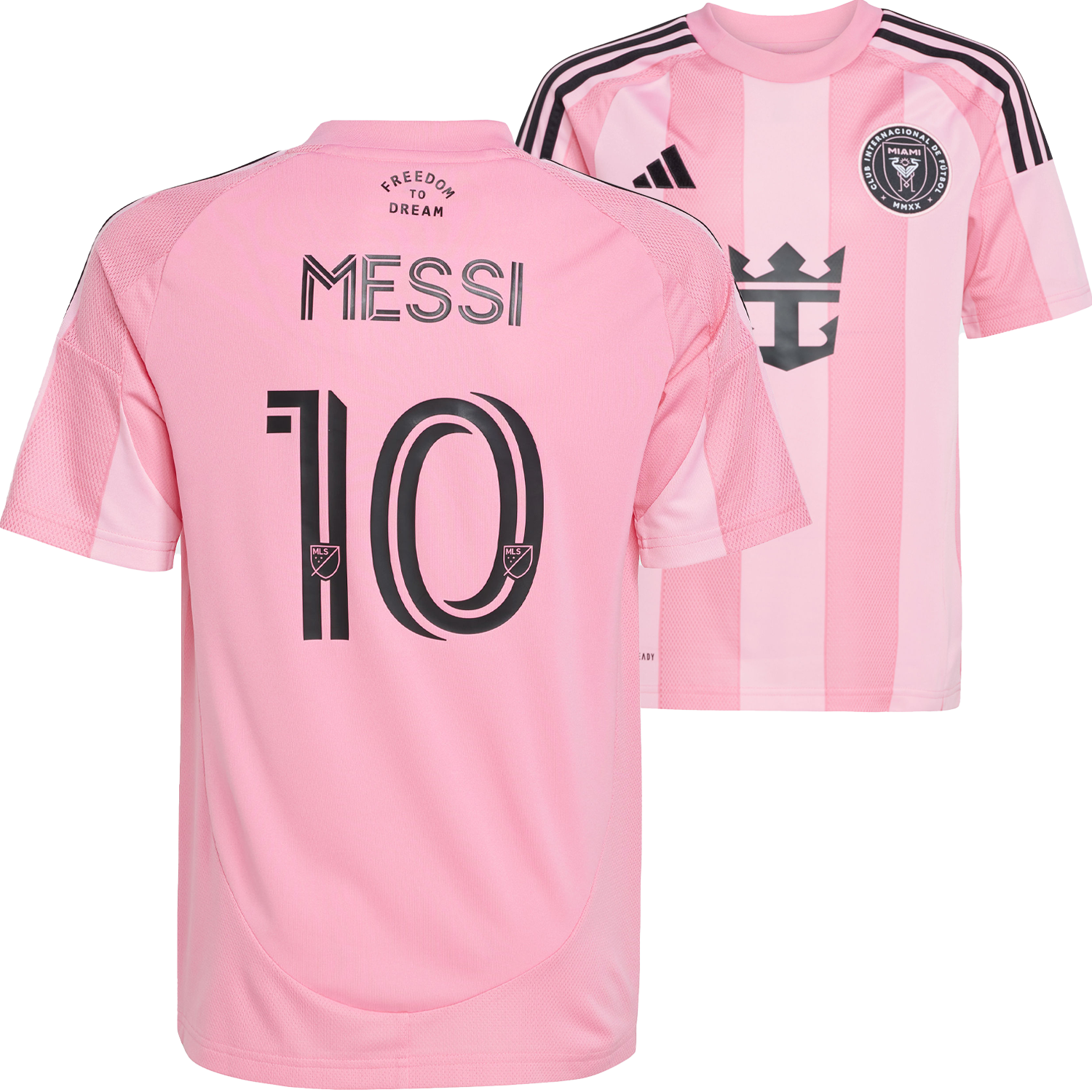 adidas Inter Miami 2025 Youth Lionel Messi Home Stadium Jersey
