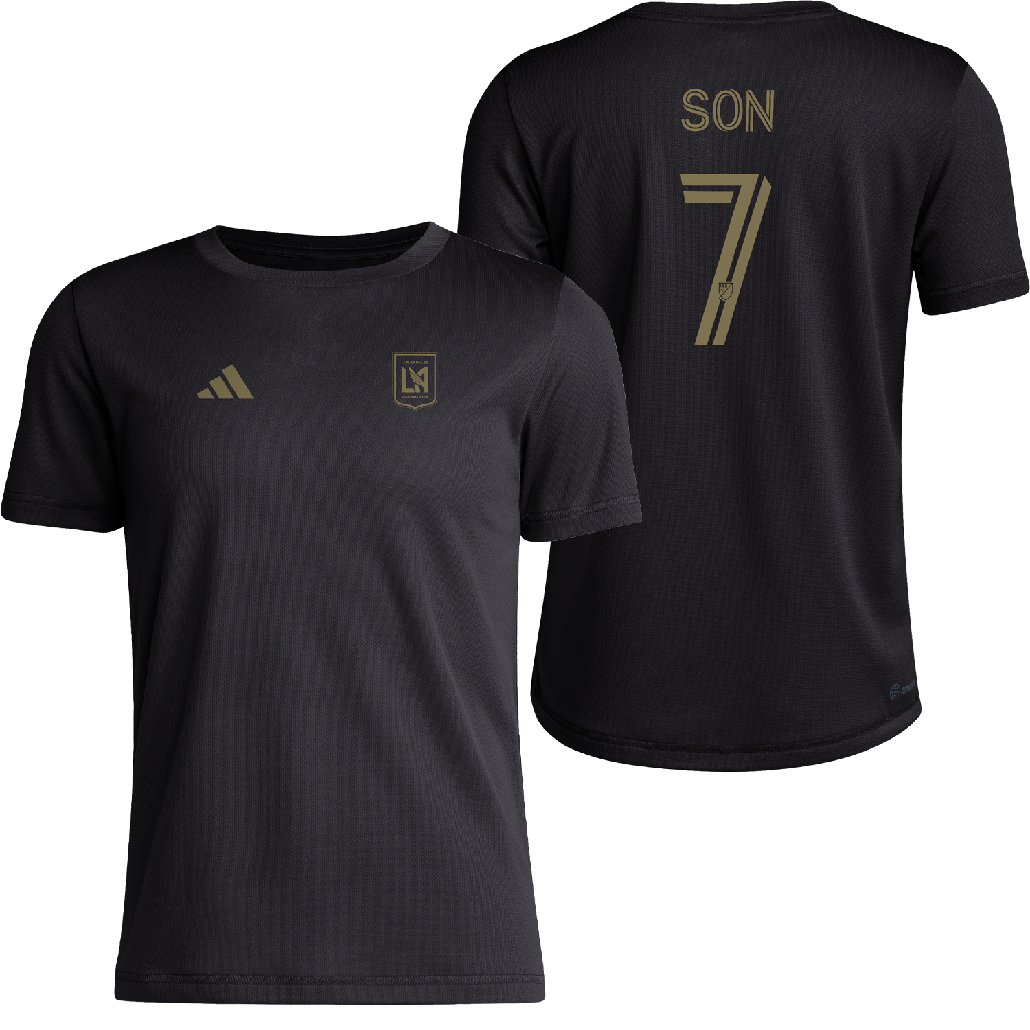 adidas Youth Lafc Son Heung Min Black Home Tee