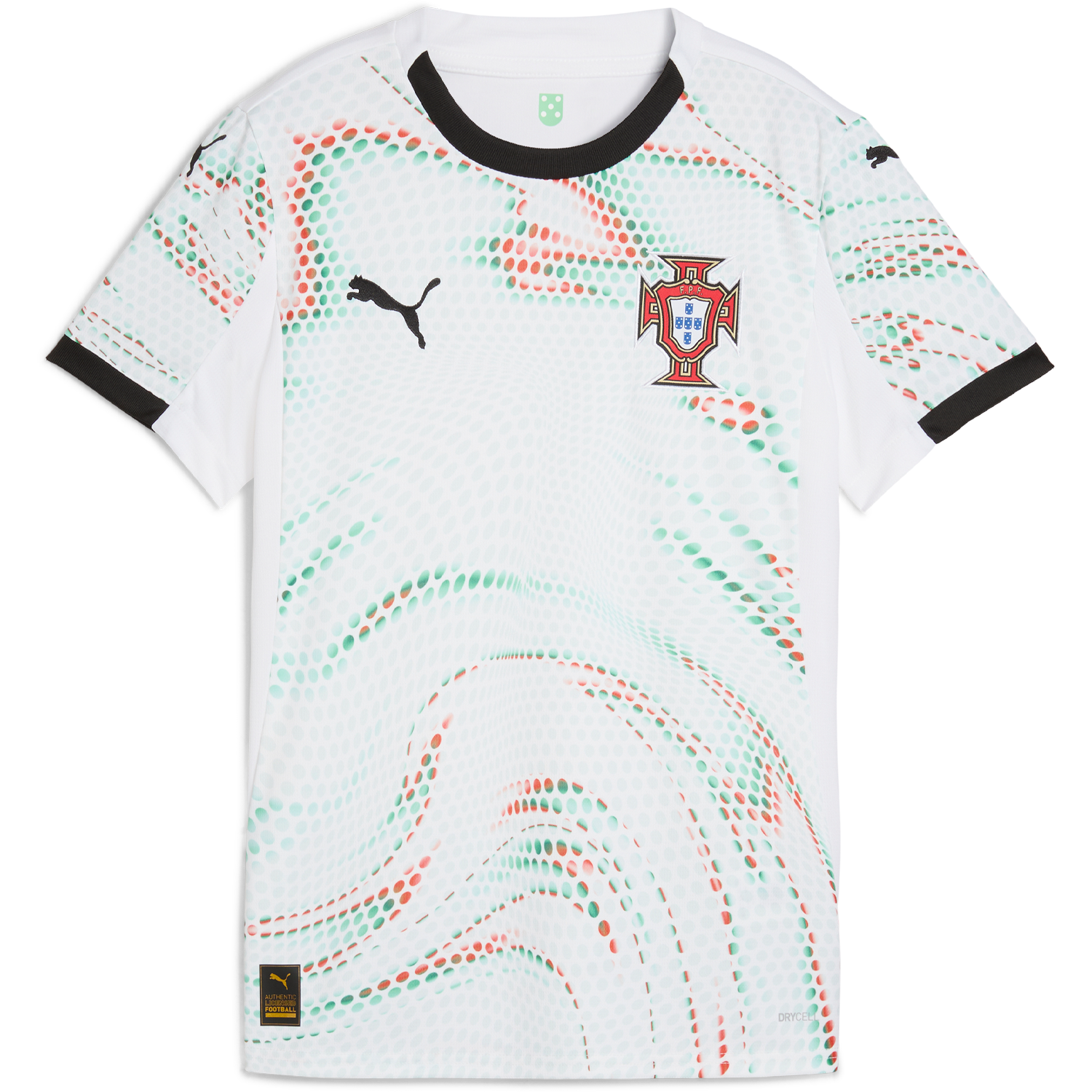 Camiseta de visitante Puma Portugal 2025 para mujer