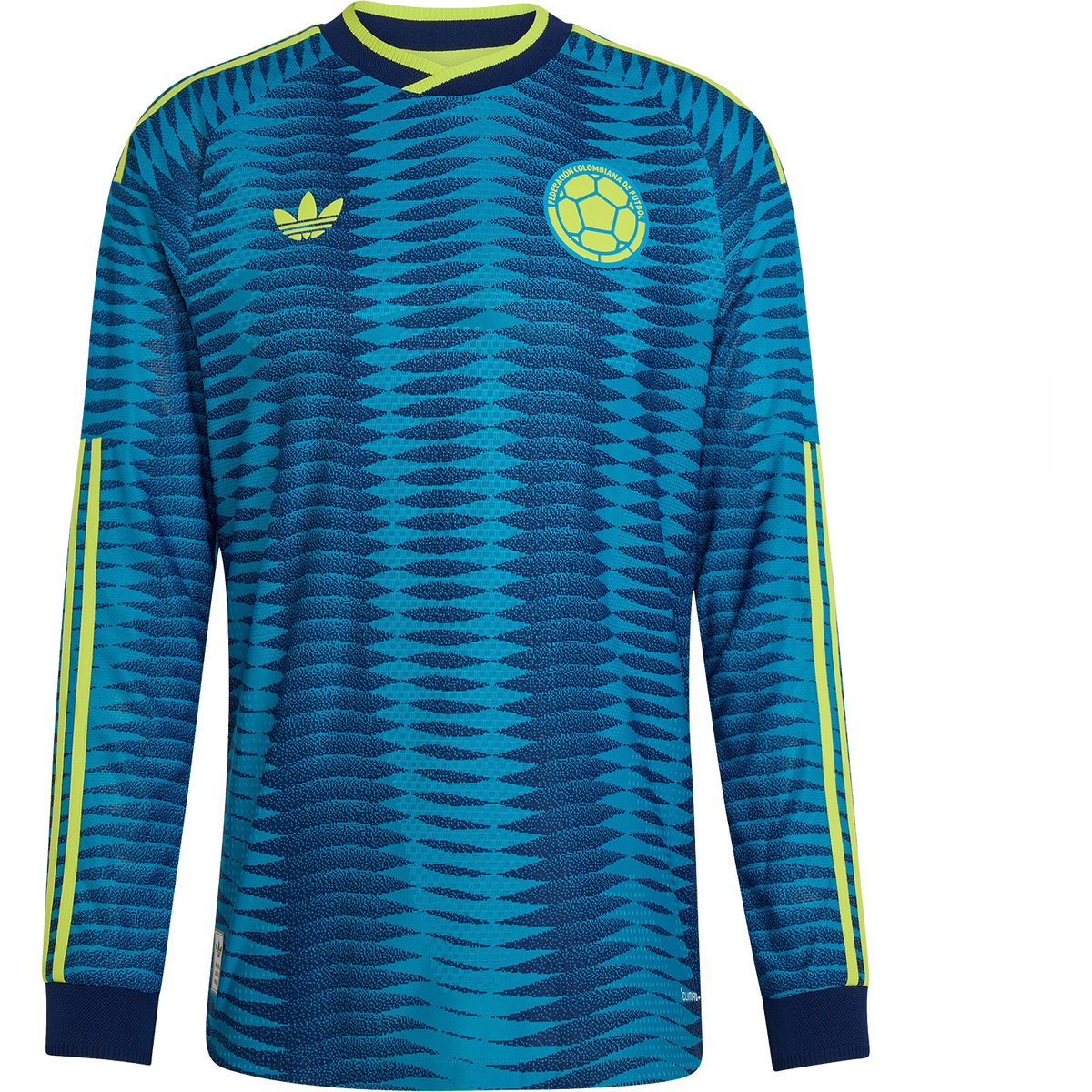 adidas Men's Colombia Away 2026 Authentic Long Sleeve Jersey