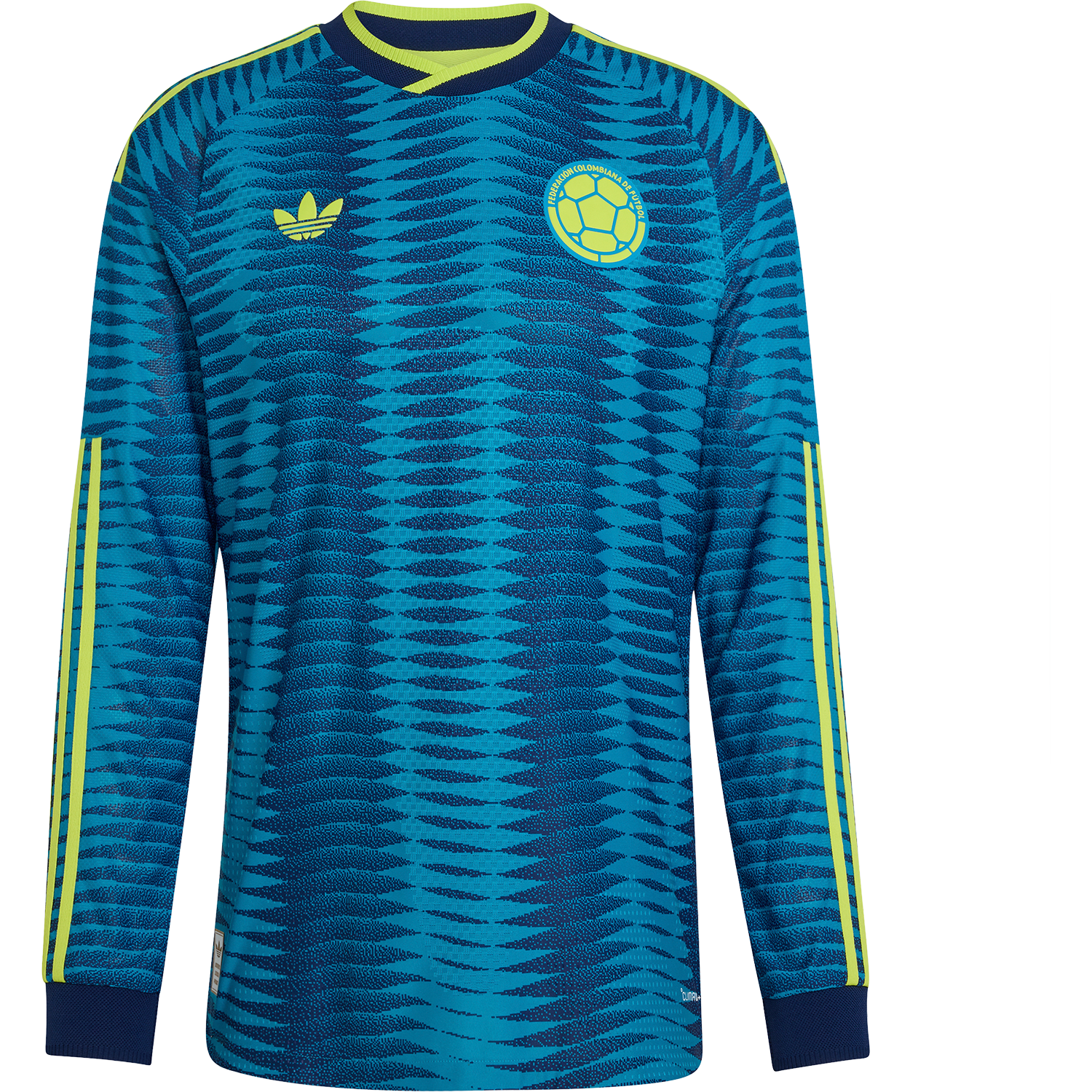 adidas Men's Colombia Away 2026 Authentic Long Sleeve Jersey