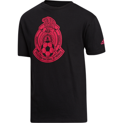 Playera Adidas México Escudo Juvenil Magenta