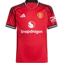 Camiseta adidas local del Manchester United 2025-26 para jóvenes
