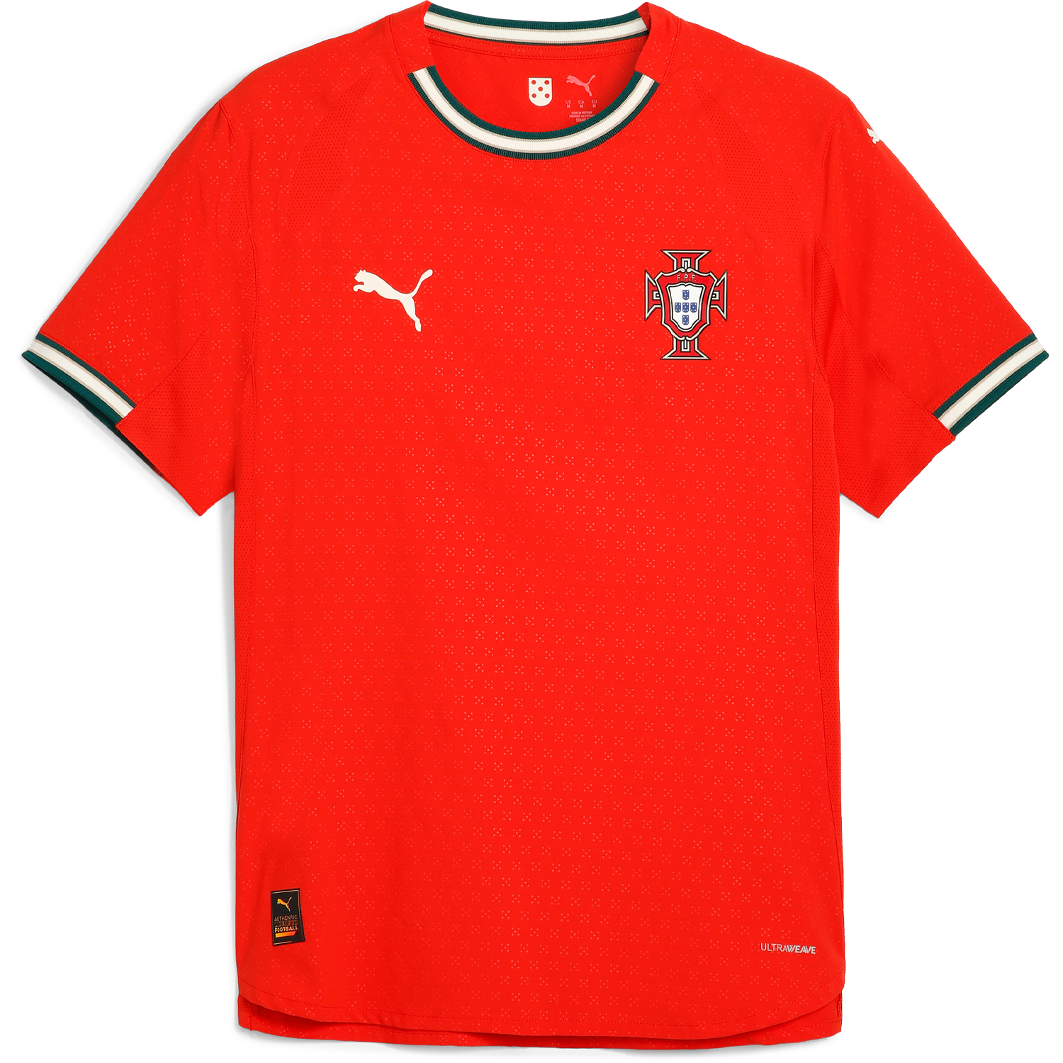 puma Portugal 2025 Men’s Home Authentic Jersey