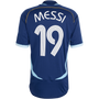 adidas Argentina 2006 Men's Away Messi 19 Jersey