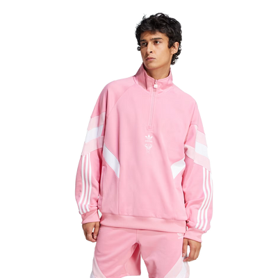 adidas Inter Miami Men’s Originals Half Zip Crew Sweatshirt