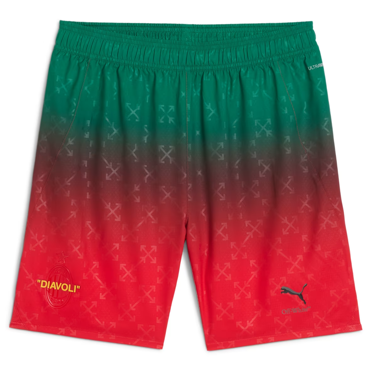 Puma Men's AC Milan X Off-White 4th Authentic Shorts
