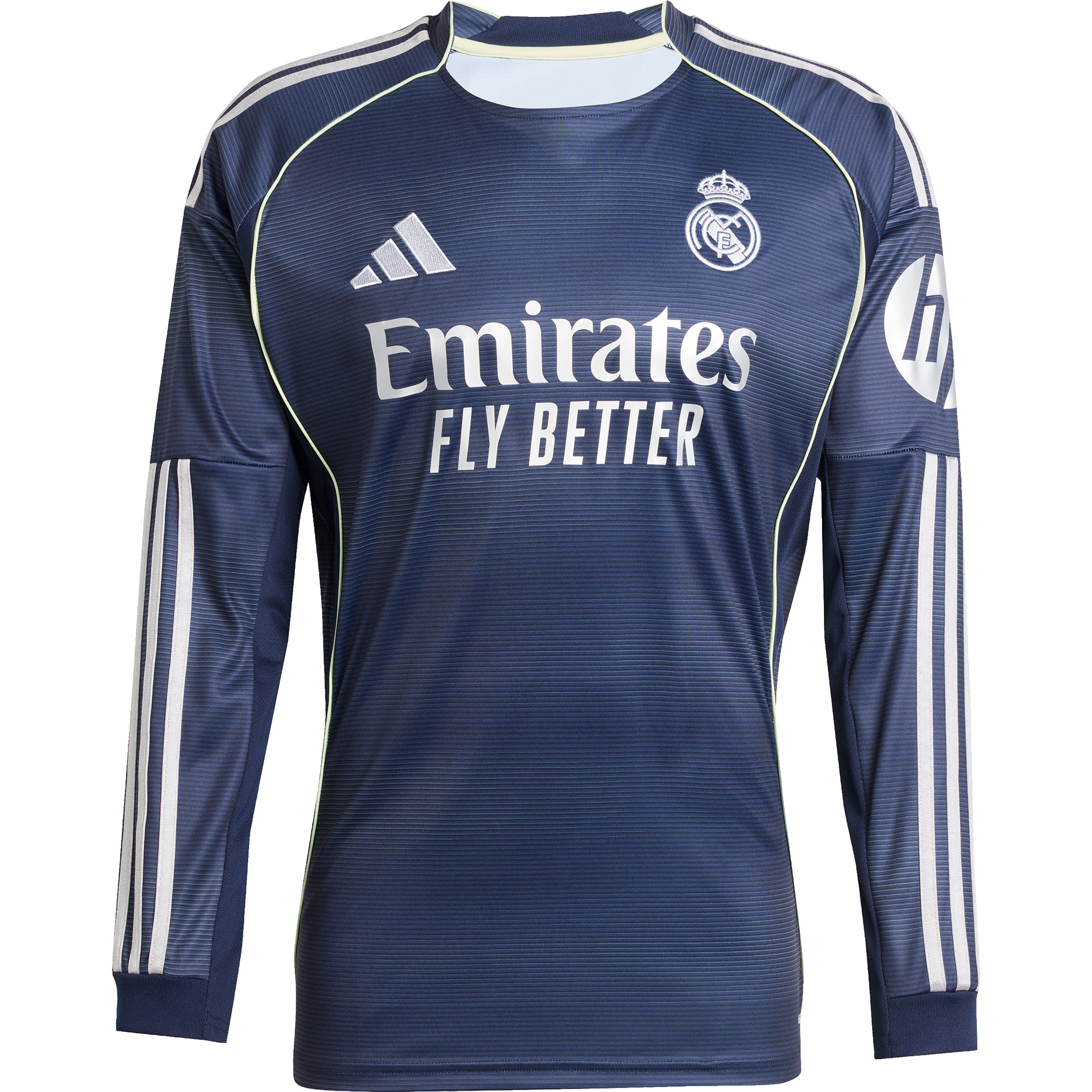 adidas Real Madrid 2025 26 Men’s Away Long Sleeve Stadium Jersey
