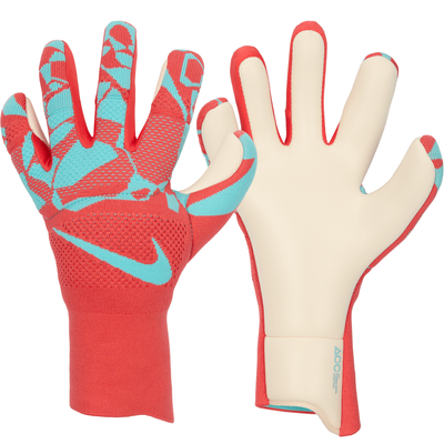 nike Vapor Dynamic Fit Goalkeeper Gloves Ember Glow Aurora Green