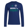 adidas New England Revolution Men’s Long Sleeve Jersey Hook Tee