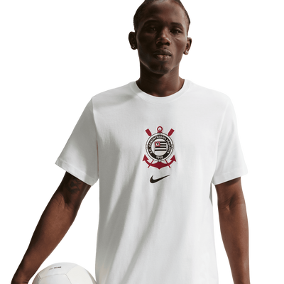 Camiseta con el escudo de Corinthians Nike para hombre