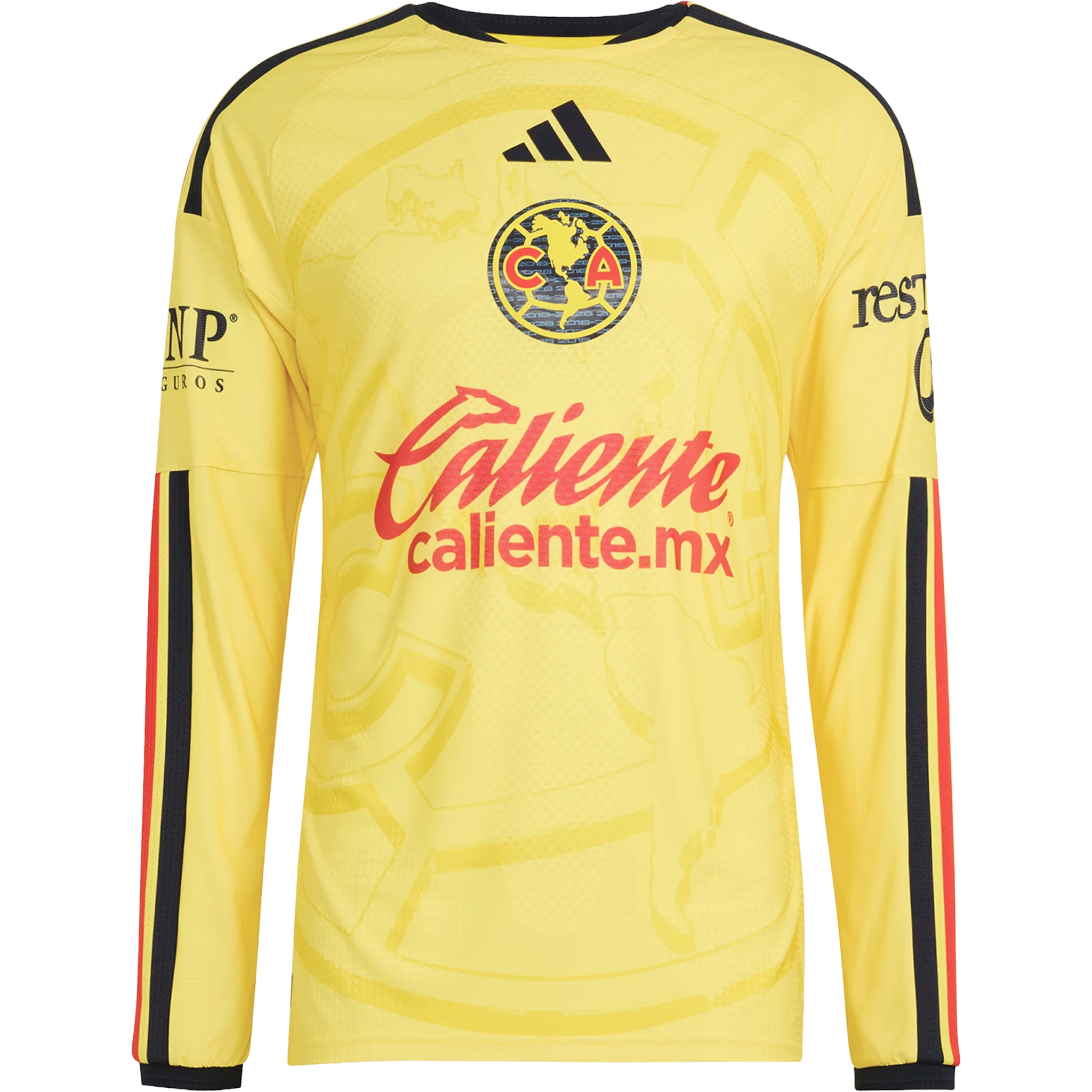 adidas Club America 2026-27 Authentic Home Long Sleeve Jersey