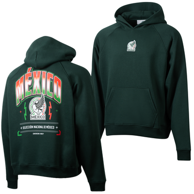 Mexico Men's Woven Badge Oversized Hoodie