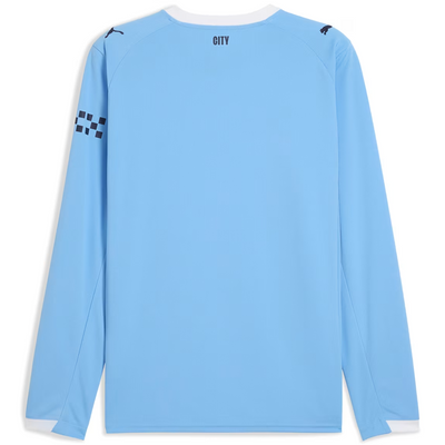 puma Manchester City 2025 26 Men’s Long Sleeve Home Stadium Jersey