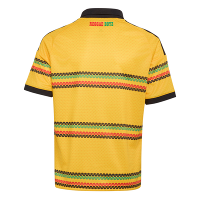 Camiseta juvenil adidas Jamaica 2026 x Bob Marley