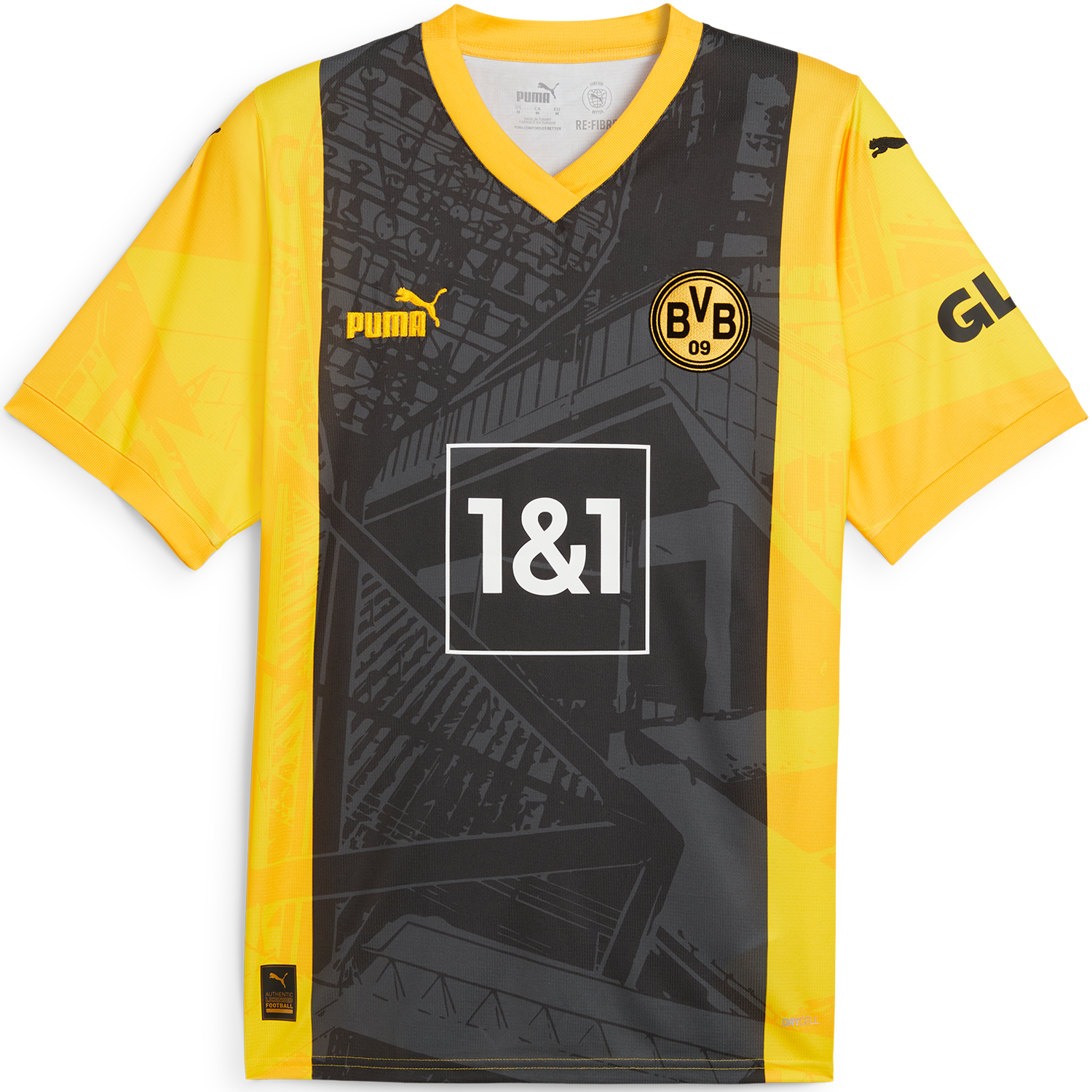 puma Borussia Dortmund Men’s Special Edition Stadium Jersey 50 Years at Home