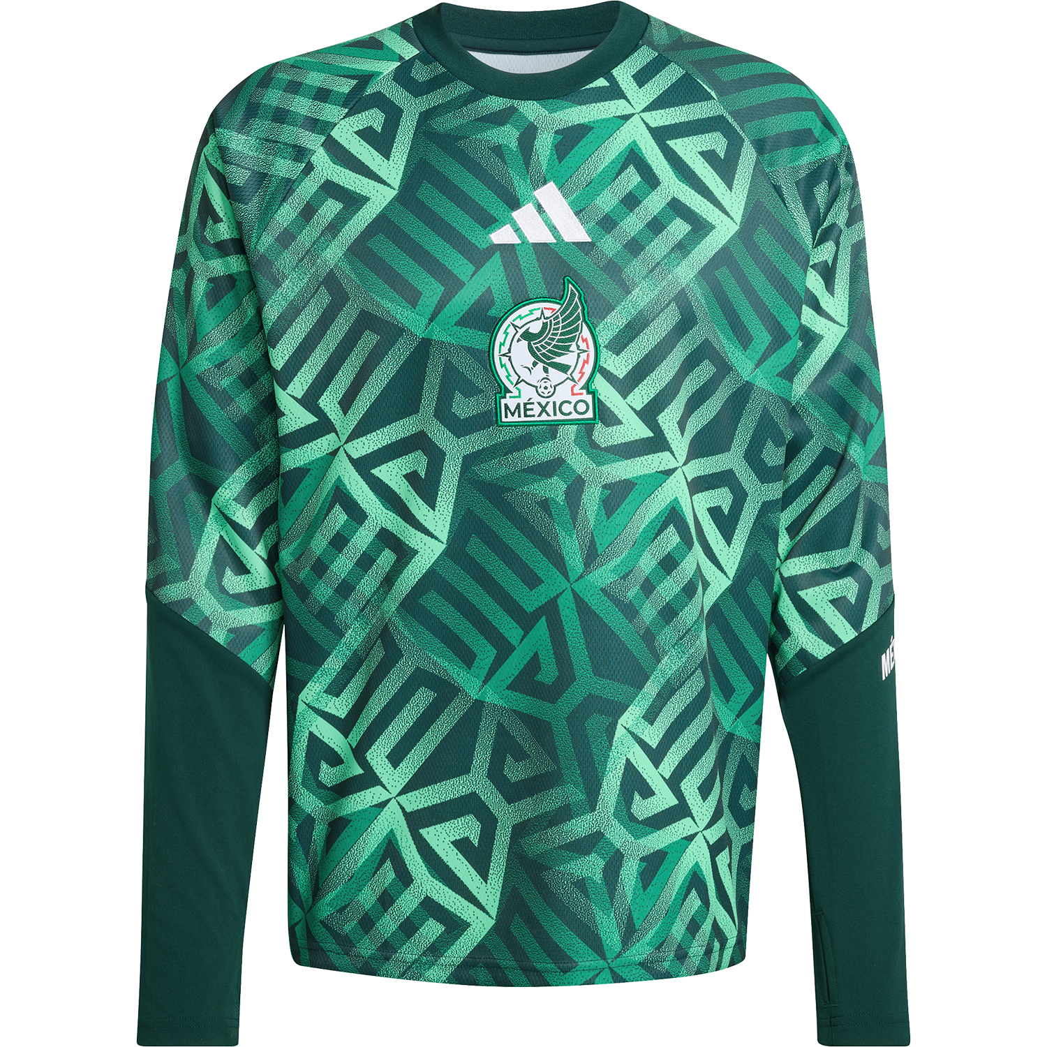 adidas Men's Mexico Home Pre-Match Warm Top