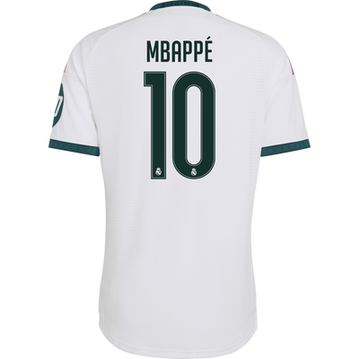 adidas Real Madrid 26/27 Men’s Mbappé Home Authentic Jersey