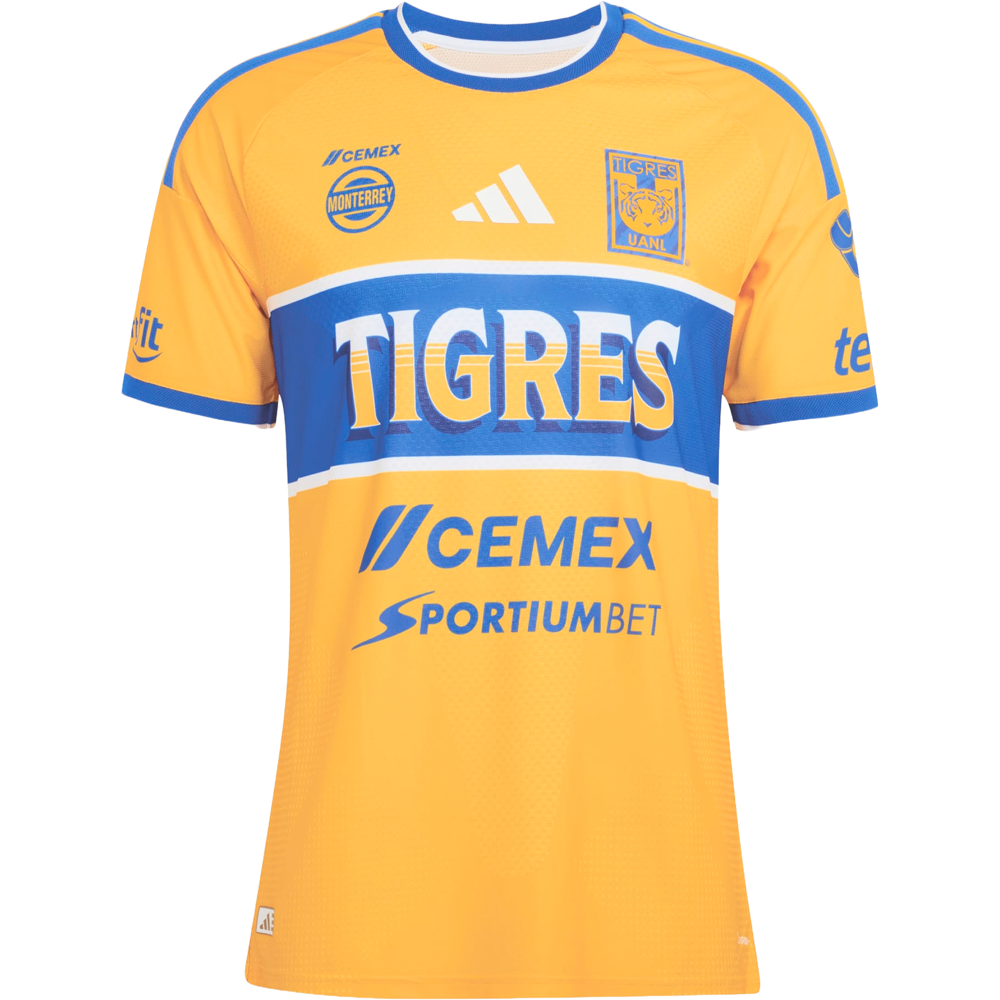 adidas Tigres Home 2026-27 Men's Authentic Jersey