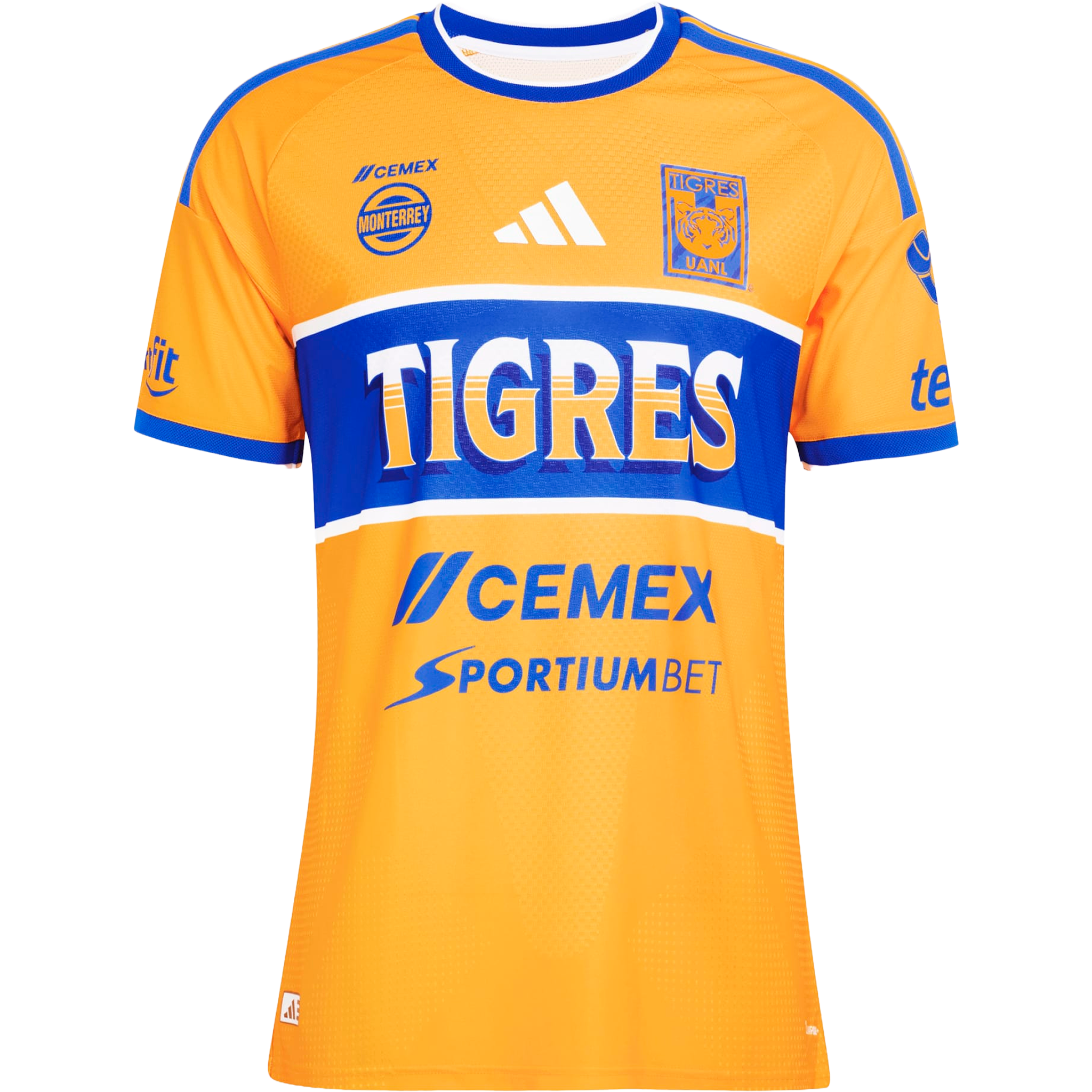 adidas Tigres Home 2026-27 Men's Stadium Jersey