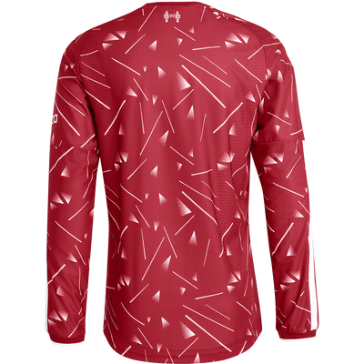 Camiseta auténtica de manga larga adidas del Liverpool FC para hombre, primera equipación 2026-27