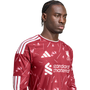 Camiseta auténtica de manga larga adidas del Liverpool FC para hombre, primera equipación 2026-27