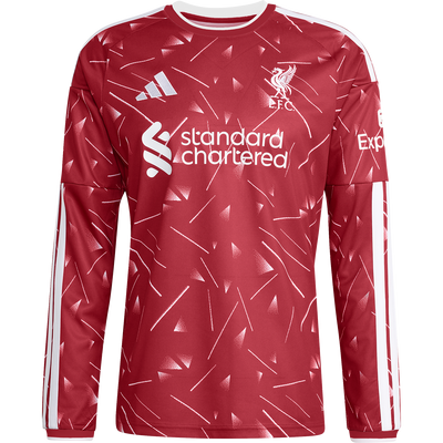 Camiseta de manga larga Adidas del Liverpool FC para hombre, primera equipación de estadio 2026-27
