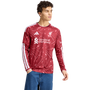 Camiseta de manga larga Adidas del Liverpool FC para hombre, primera equipación de estadio 2026-27