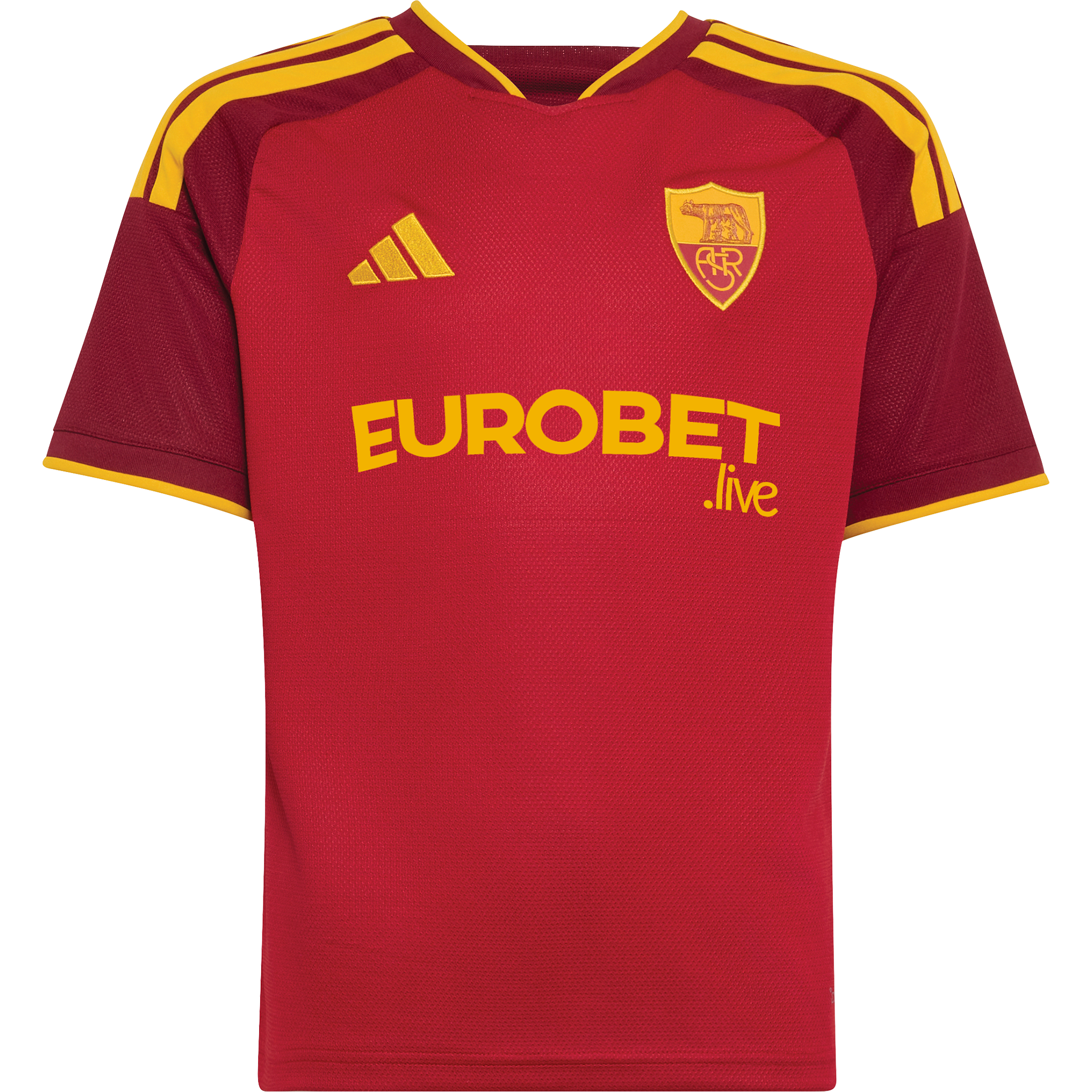 adidas AS Roma Youth Home 2026-27 Stadium Jersey