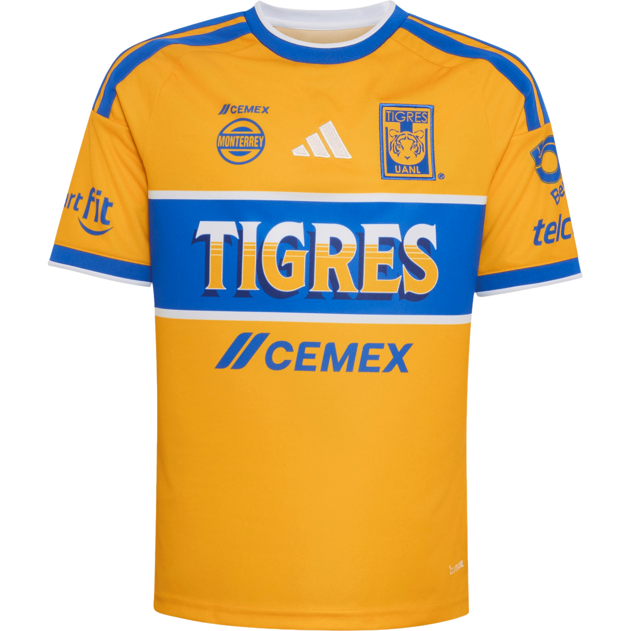 adidas Tigres Home 2026-27 Youth Stadium Jersey