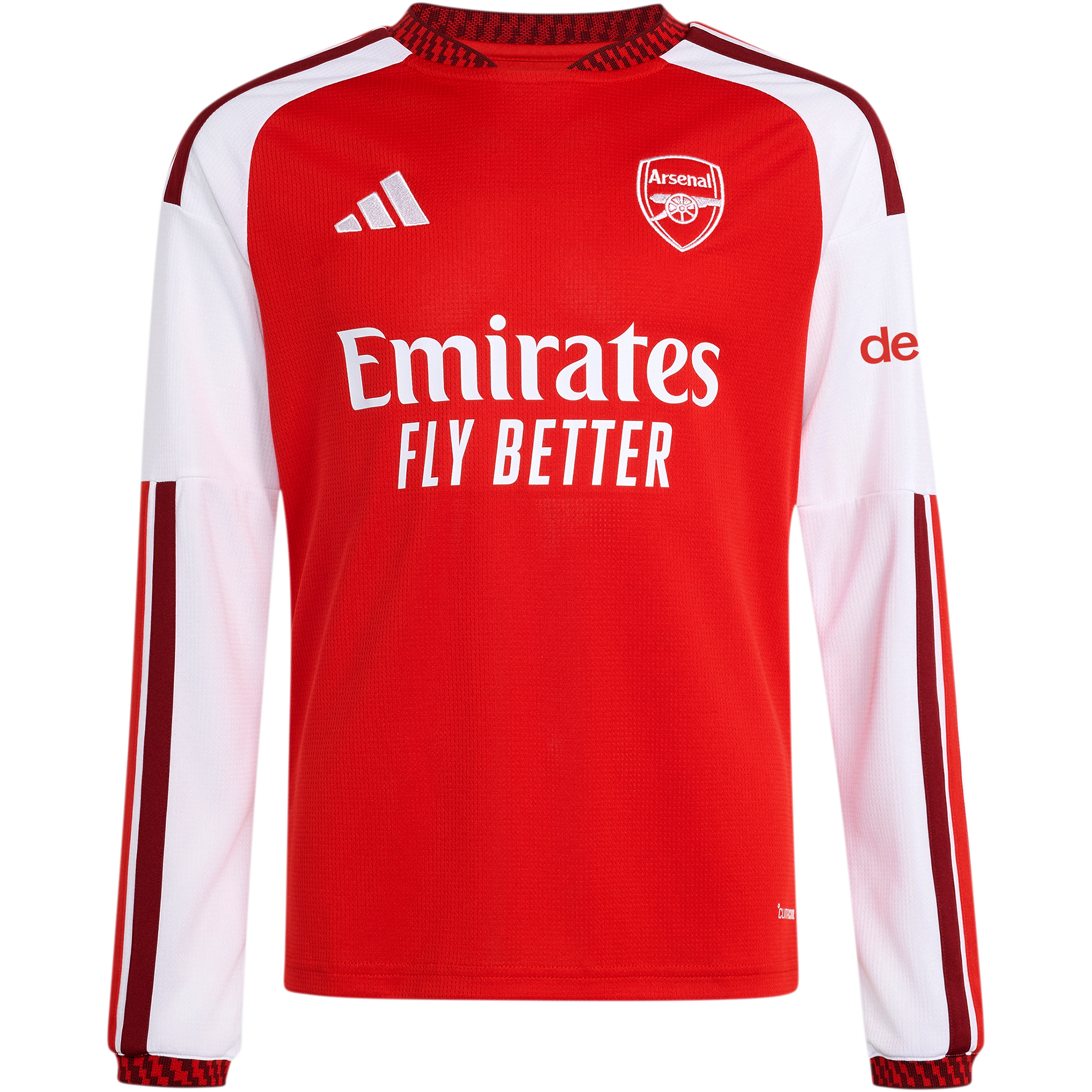adidas Youth Arsenal Home 2026-27 Long Sleeve Stadium Jersey