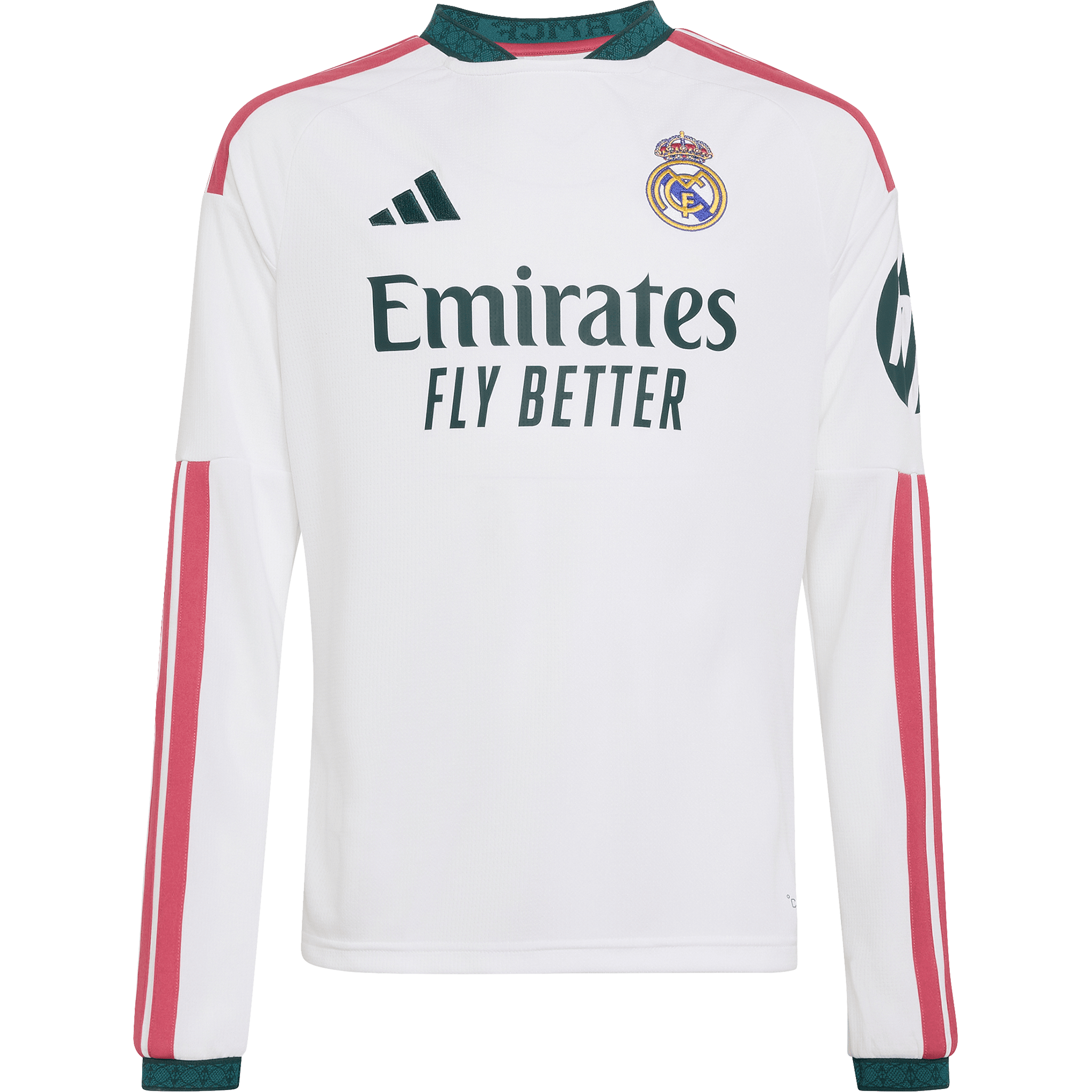 Camiseta de manga larga local adidas Real Madrid 2026-27 para jóvenes