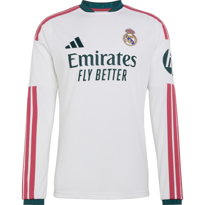 adidas Real Madrid 2026-27 Men's Home Long Sleeve Jersey