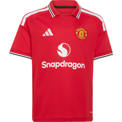 Camiseta de estadio adidas para jóvenes del Manchester United Home 2026-27