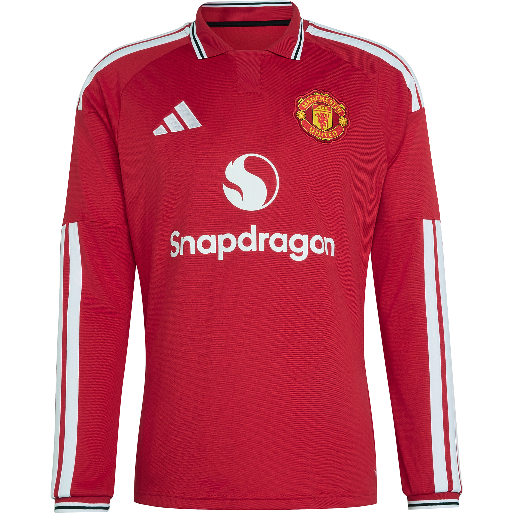 adidas Men's Manchester United Home 2026-27 Authentic Long Sleeve Jersey