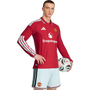 adidas Men's Manchester United Home 2026-27 Authentic Long Sleeve Jersey
