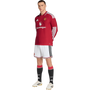 adidas Men's Manchester United Home 2026-27 Authentic Long Sleeve Jersey