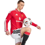 adidas Men's Manchester United Home 2026-27 Authentic Long Sleeve Jersey