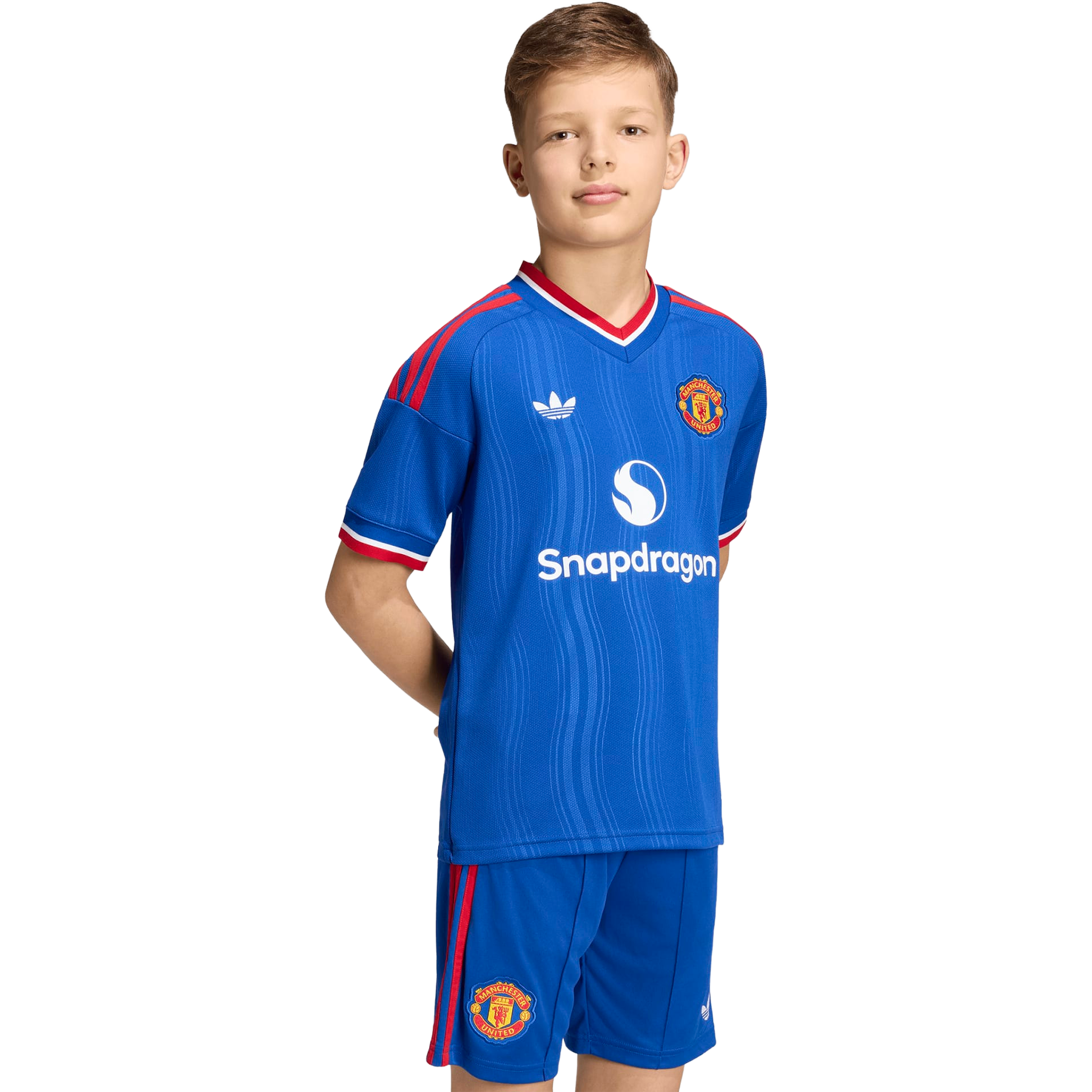 adidas Manchester United Youth Away 2026-27 Stadium Jersey