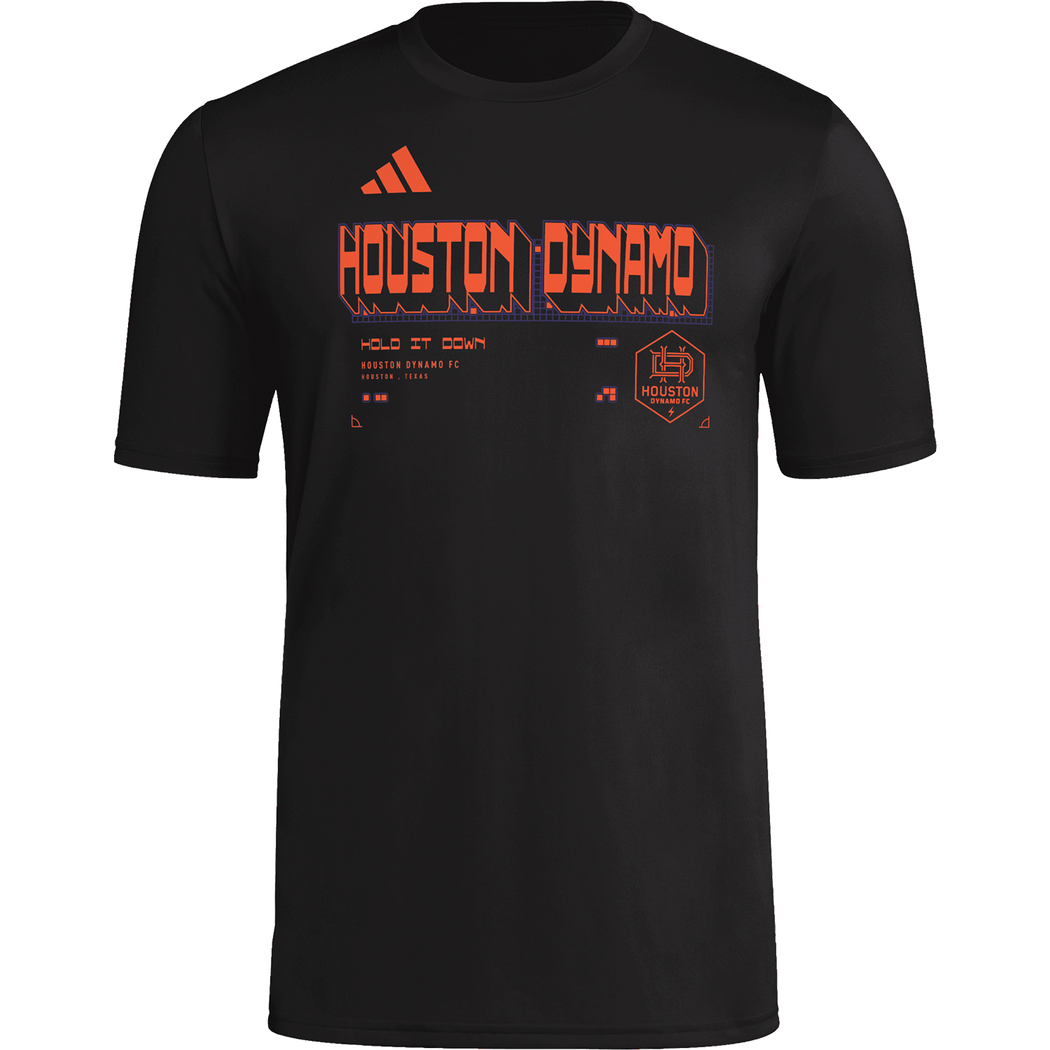 adidas Houston Dynamo Pregame Digital Tee