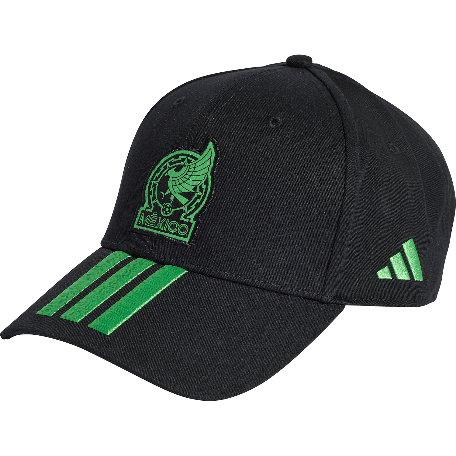 adidas WC26 Mexico 3 Stripe Baseball Cap